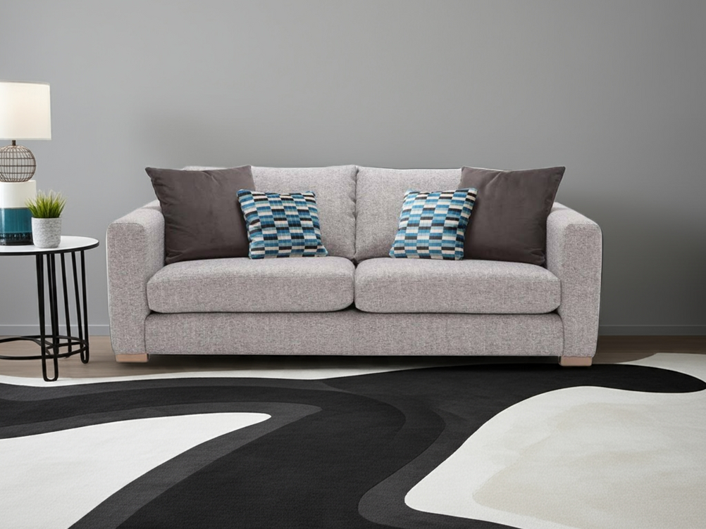 VERSAILLE SEATER  SOFA IN GREY LISABON