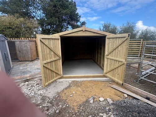14x10 Apex Garage Shed