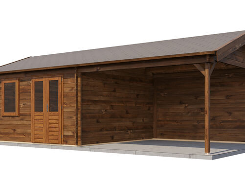 400cm x 400cm + 400cm Veranda