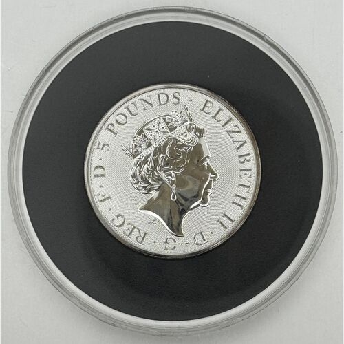 2018 Queens beasts Unicorn of Scotland two ounce silver coin