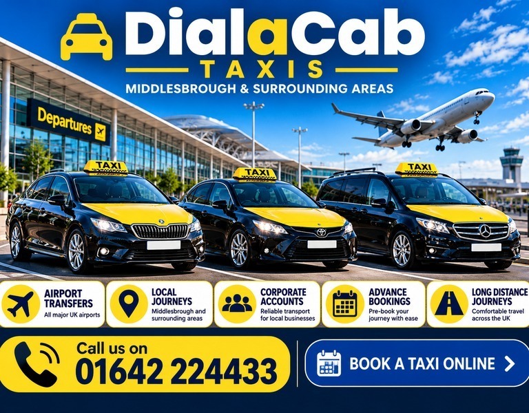 Taxi Middlesbrough | Dial A Cab Taxis