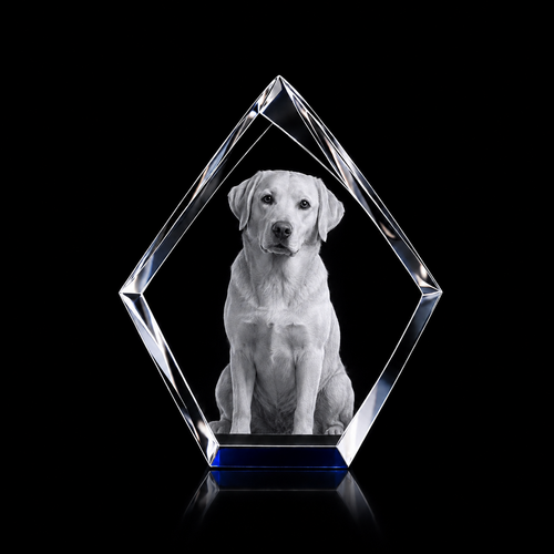 3D Crystal Iceberg Photo Gift UK 170×130×60mm