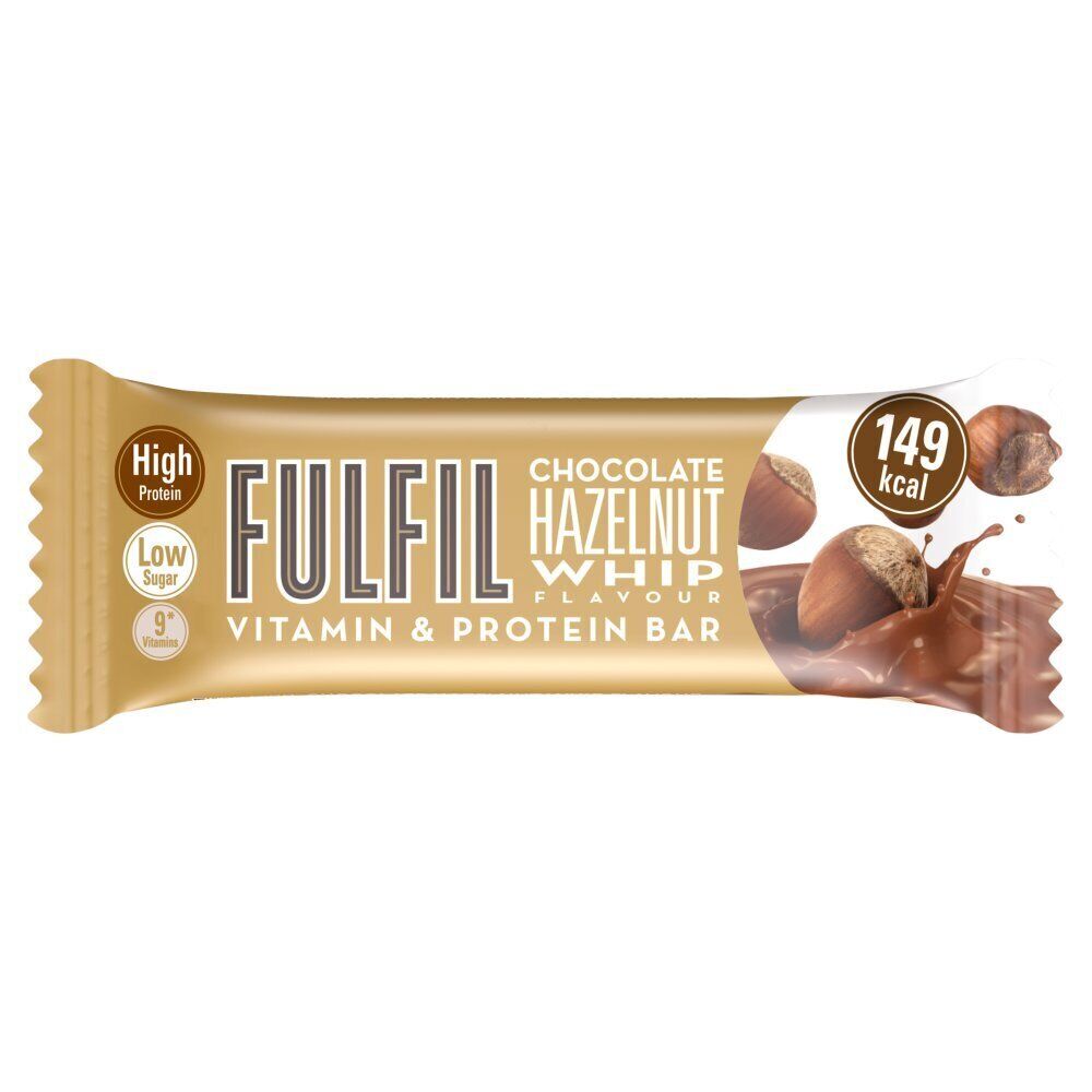 FULFIL Chocolate Hazelnut Whip Flavour Vitamin & Protein Bar