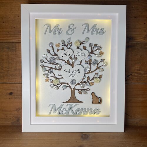 LED “ Mr & Mrs Wedding “ frame