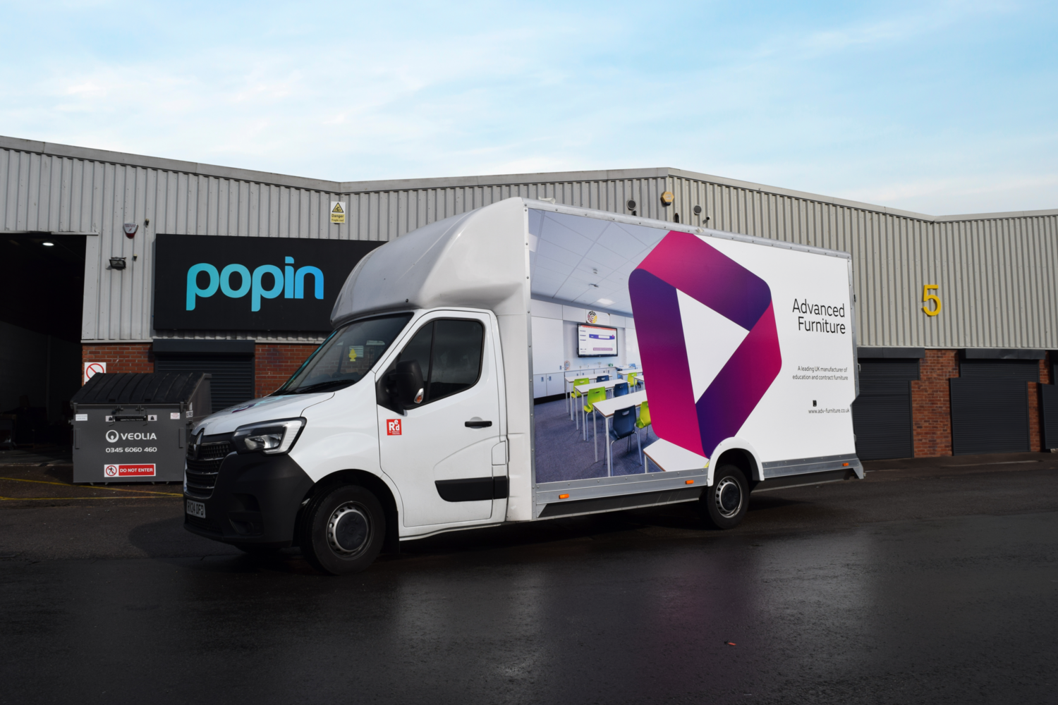 Advanced Furniture - 2x Luton Box Van