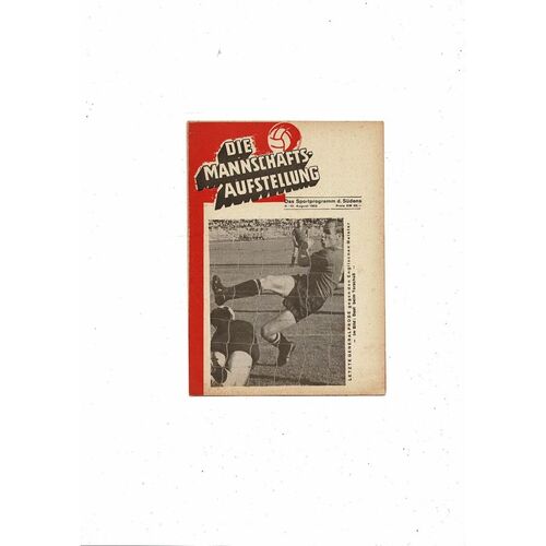 Nurnberg v Manchester United Friendly Football Programme 1965/66