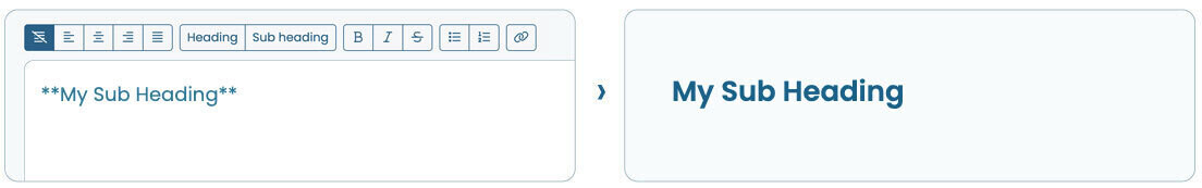 New: text formatting bar in the Website Editor