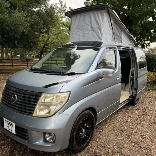2005 Nissan Elgrand Camper Van 3.5 V6 - Blue - ProConversion - 1 UK Owner 8yrs