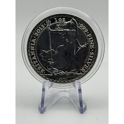 2015 one ounce silver Britannia coin