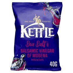 KETTLE Chips Sea Salt & Balsamic Vinegar of Modena Crisps