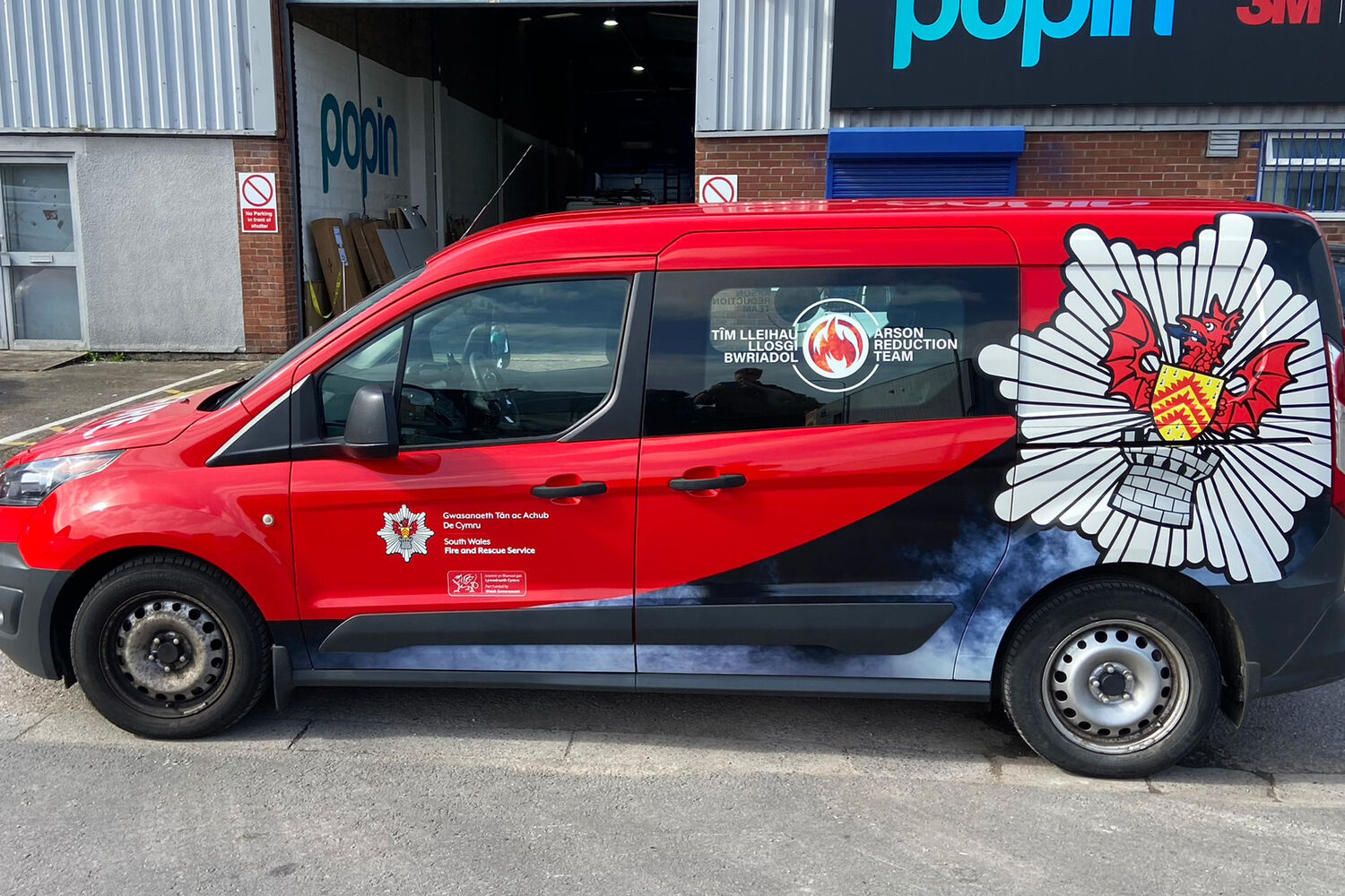 South Wales Fire - 4x Ford Connect