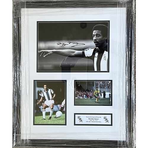 Brendan Batson Photo Montage with Signed Photo