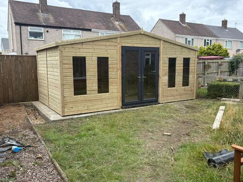 #PVC101 18x10 Apex Summer House