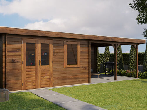 400cm x 400cm + 400cm Veranda