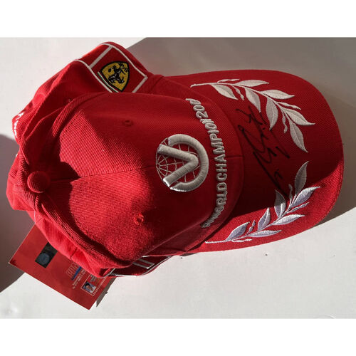 Michael Schumacher Hand-Signed Cap Set