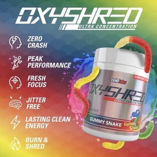 EHP Labs Oxyshred Gummy Snake 96g