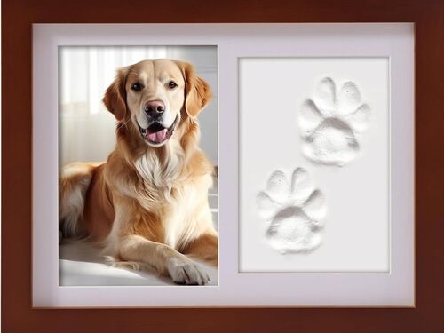 Memorial Photo Frame with Clay Imprint