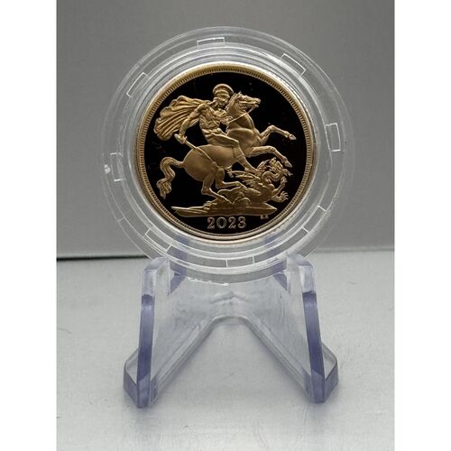 2023 Coronation King Charles III Proof Gold Sovereign