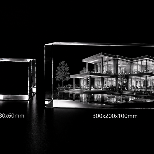 Arran Ultra VIP Mega 3D Crystal Block – 300×100×100mm