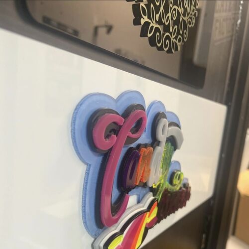 4D Custom Cut Business Logo