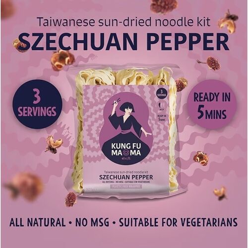 Kung Fu Mama Taiwanese Sun-Dried Noodle Kit (3 Servings)