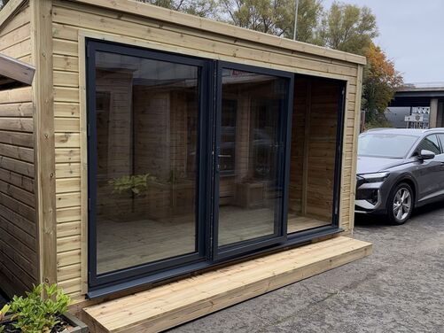 #BF002 14x8 Pent Summer House