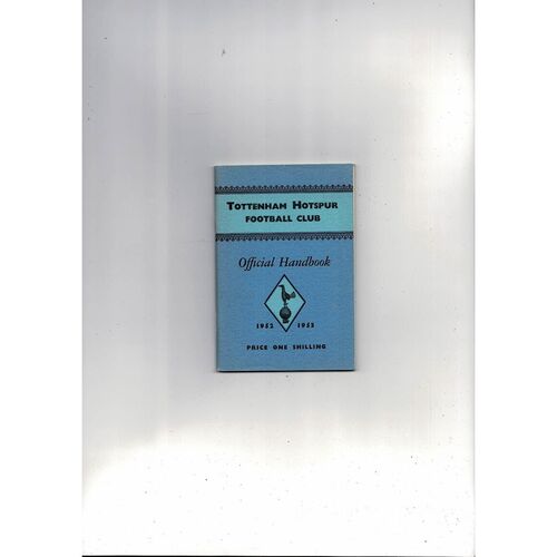 Tottenham Hotspur Football Handbook 1952/53