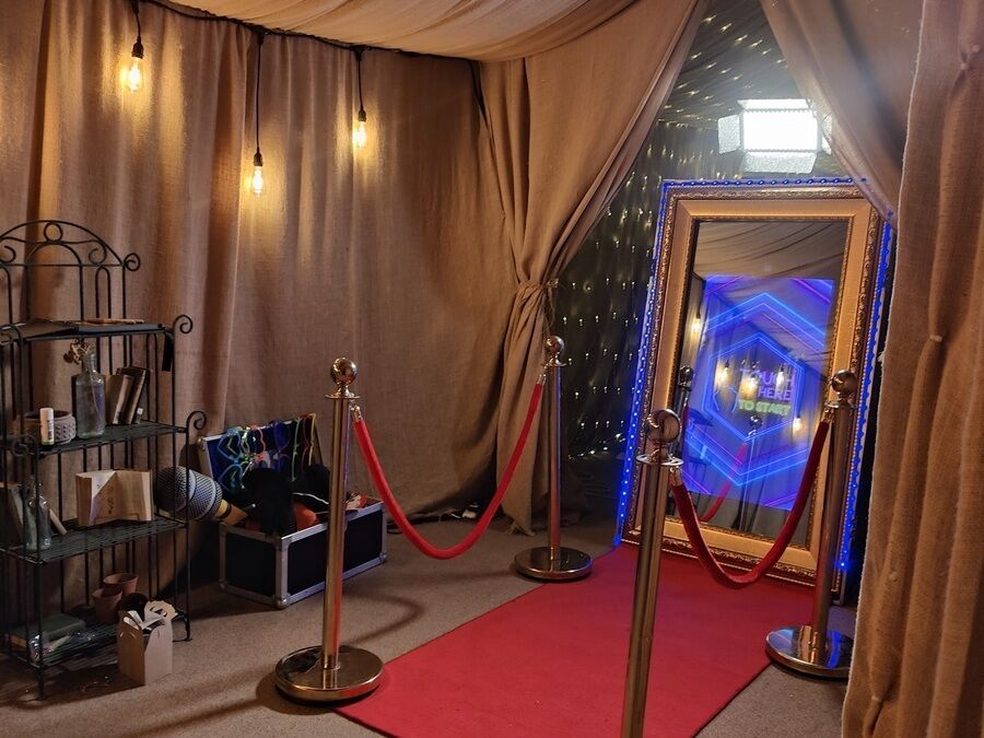 Magic Mirror Photo Booth Hire at The Gardens Yalding Kent