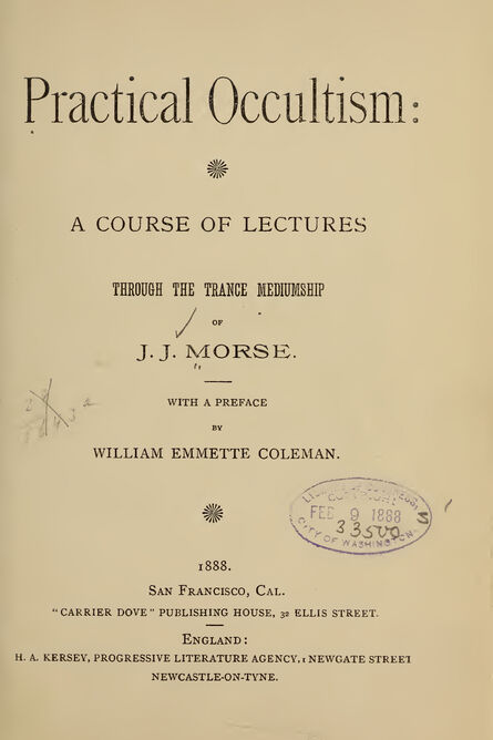1888 | Practical Occultism