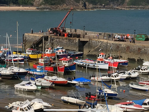 Evening Prayer Walk Tenby Harbour, Pembrokeshire, Wales