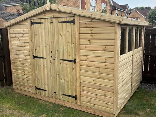 10x8 Apex Reverse Shed