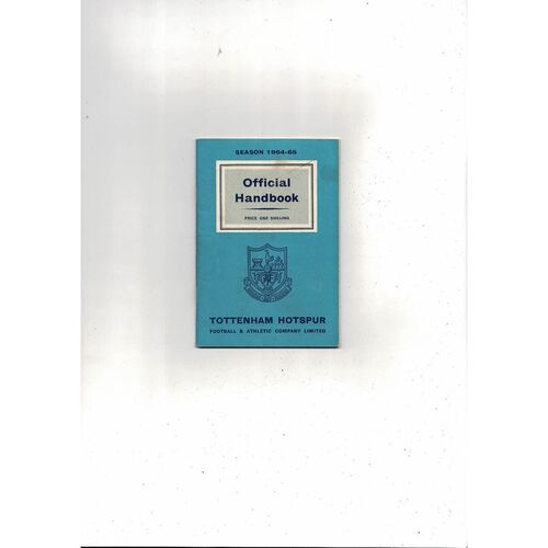 Tottenham Hotspur Football Handbook 1964/65