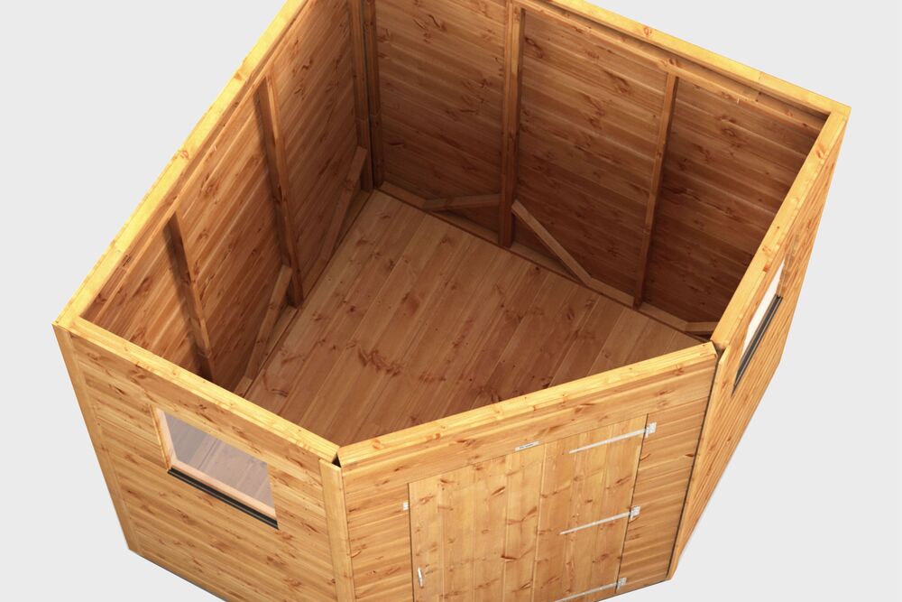 Corner Shed 6x6 Single Door