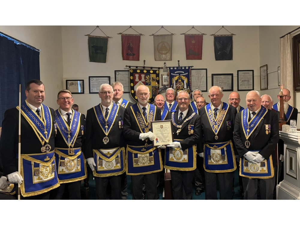Celebrating 50 Years of Fidelity and Service to Freemasonry: W. Bro Geoffrey F W Isaac, PAGDC | Provincial Grand Lodge of Cornwall | How to become a Freemason in Cornwall | Freemasonry lodges near me Cornwall  | What is Freemasonry in Cornwall UK