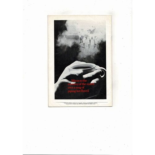 1969 Leicester City v Manchester City FA Cup Final Football Programme