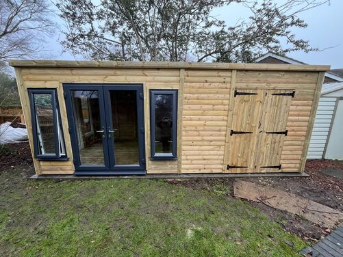 20x10 Pent Summer House