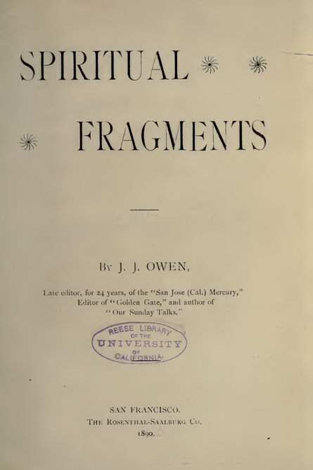 1890 | Spiritual Fragments