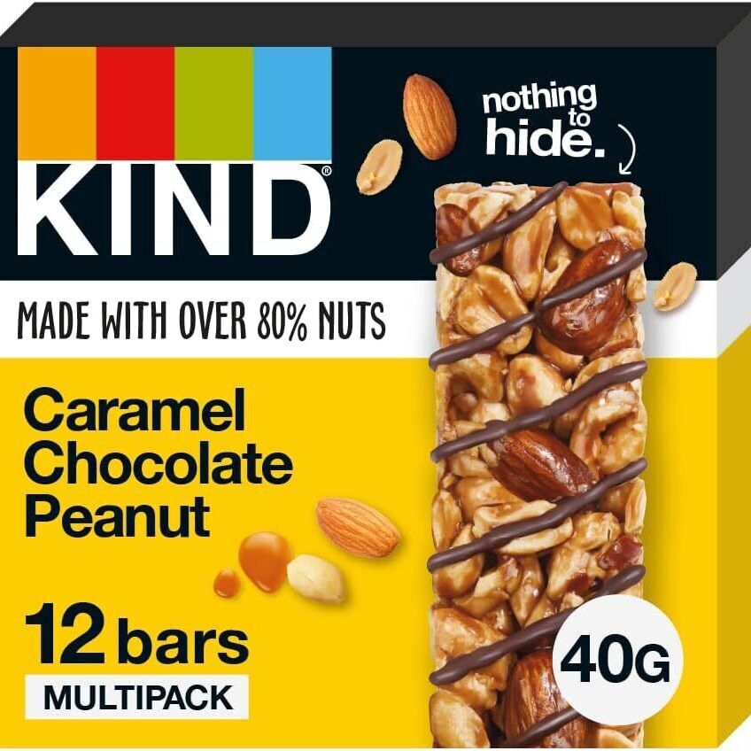Kind Caramel Chocolate Peanut Bars 12pk
