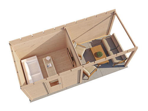 300cm x 250cm + 300cm Veranda