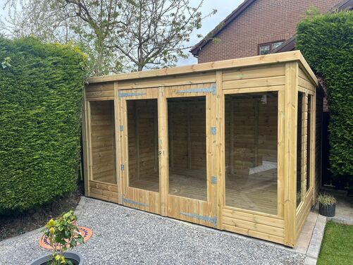 #SHP008 13x10 Pent Summer House