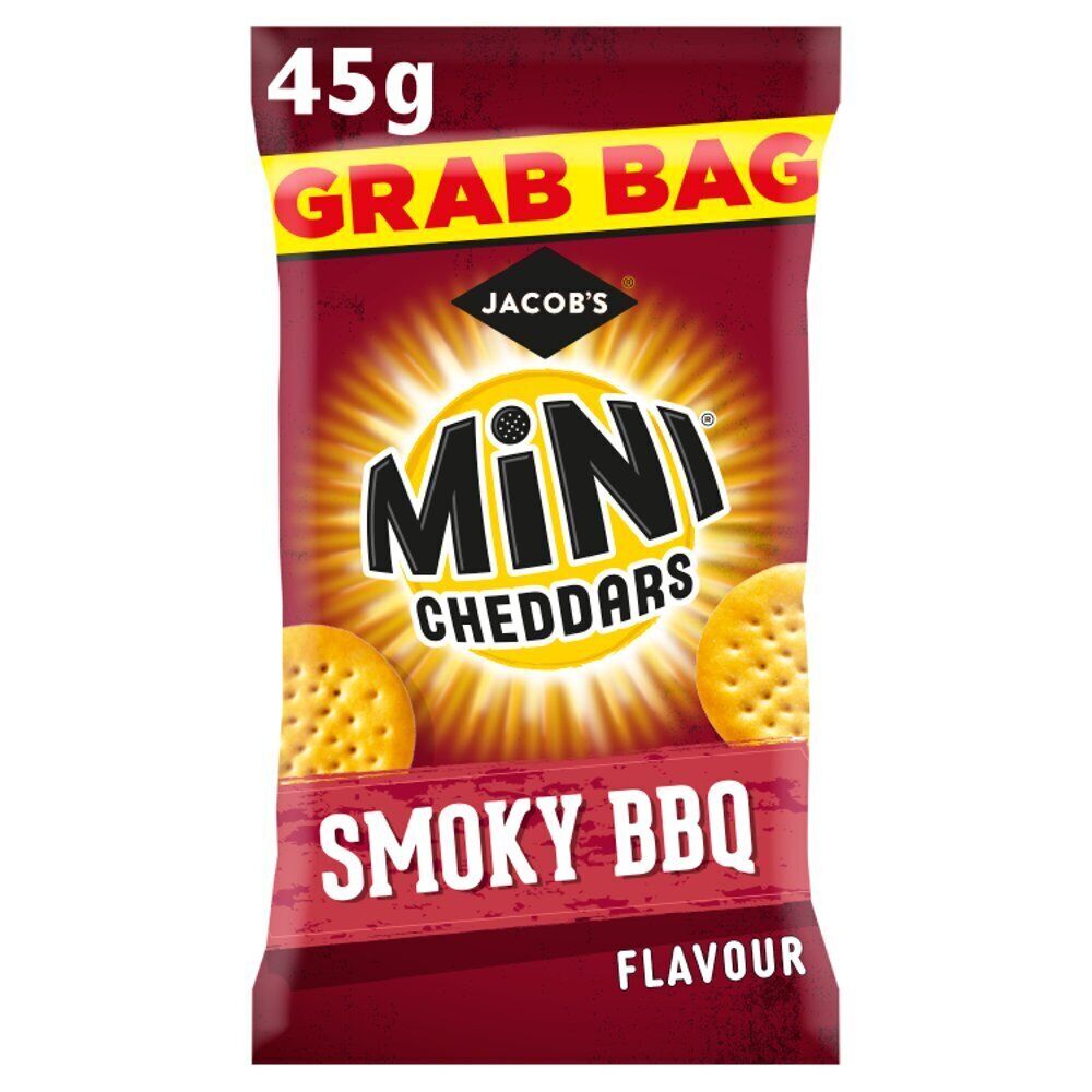 Jacob's Mini Cheddars Smoky BBQ Snacks