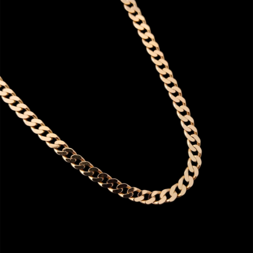 9ct yellow gold 4.5mm curb chain 20g