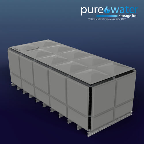 PW.5X2X1.5.TIF.AG - 18,269 LITRE SECTIONAL WATER TANK, TOTALLY INTERNALLY FLANGED (TIF)