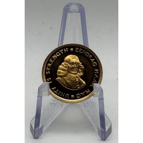 1970 proof gold 1 and 2 gold Rand set