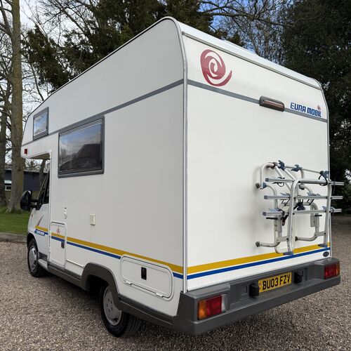 EuraMobil 500S Compact 4 Berth Motorhome Fiat Ducato 2003 2.3TD Only 63894 miles