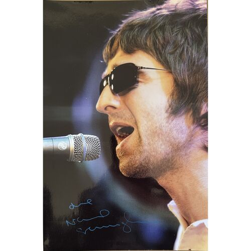 Noel Gallagher Hand Signed Photo