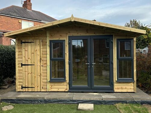 14x8 Apex Summer House Combi