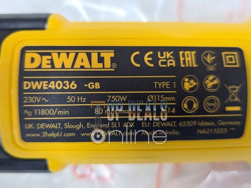 How to change Carbon Brushes on a Dewalt DWE4036-GB Angle Grinder