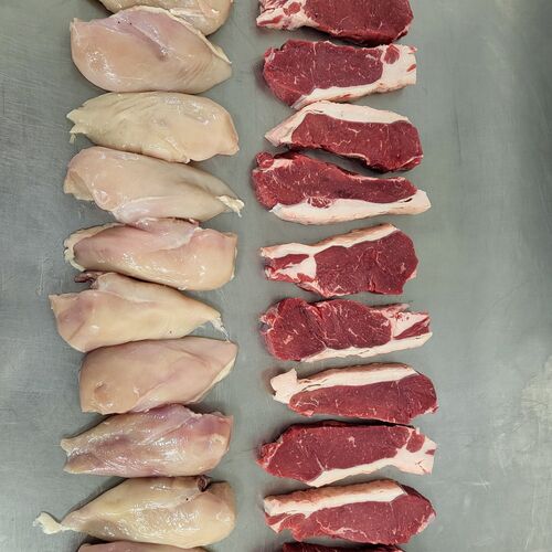 Chicken and steak box