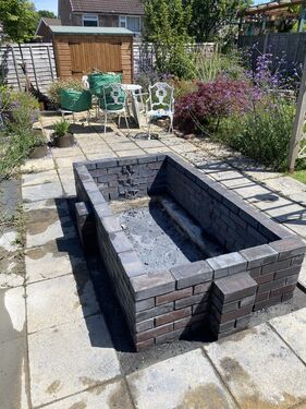 Brick planter | Muscle Stone &amp; Brick Solutions | Stonework masonry builder -Reponiting-repair Cardiff | Brickwork builder -repointing -repair-Cardiff | Garden walls-extensions-patios-garages-porches-garden kitchen ovens-home structural repairs-BBQ.cardiff